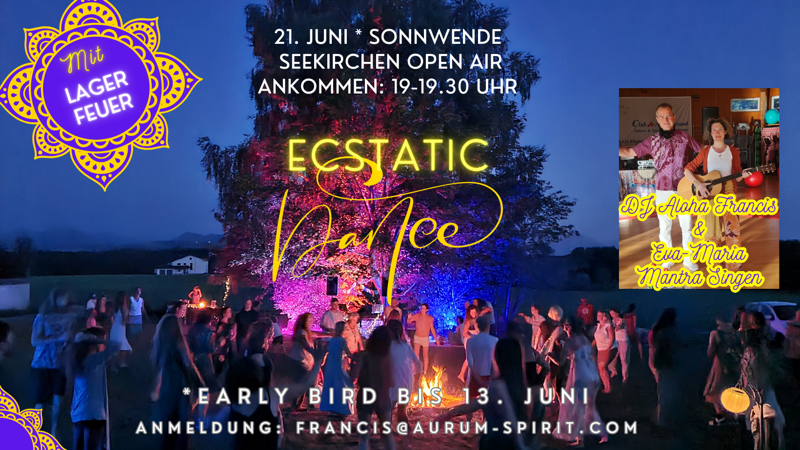 Mehr über den Artikel erfahren SONNWEND Ecstatic Dance Open Air Seekirchen